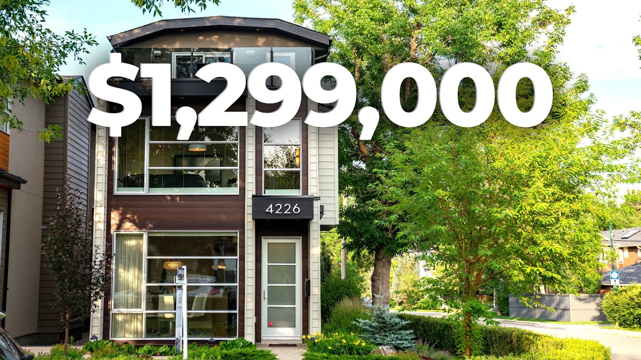 Inside a $1,329,000 Luxury Home For Sale in Calgary's Altadore // Million Dollar Property Tour 2021