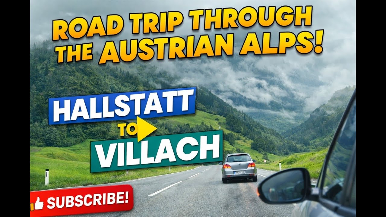 Road Trip Through The Austrian Alps! (Hallstatt to Villach) August 1st, 2025