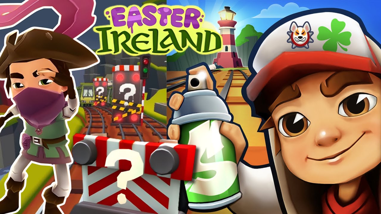 SUBWAY SURFERS MYSTERY HURDLES IN EASTER IRELAND WITH JARO || SUBWAY SURFERS WINTER WONDERLAND 2024
