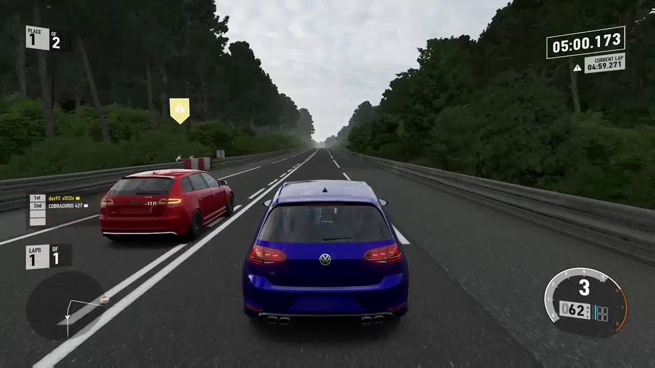 Forza 7 - Audi RS3 vs VW Golf R