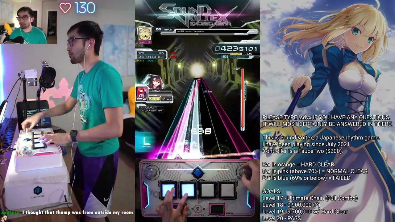【SDVX EG コナステ】 音楽 -resolve- [VVD] S (Hand Shot)