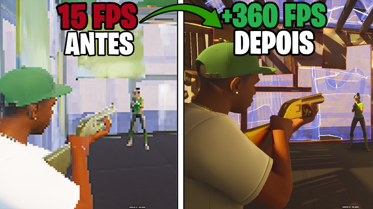 COMO RODAR FORTNITE EM PC FRACO (RODA EM QUALQUER PC MESMO)
