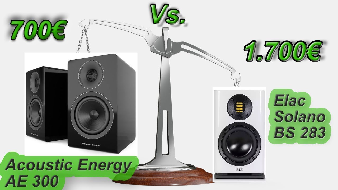 Kompakt Lautsprecher Vergleich Acoustic Energy AE300 vs. Elac Solano BS 283 [Sound Demo 4K UHD]