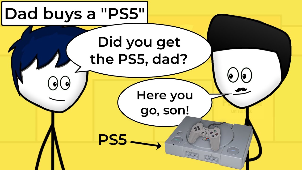 When your Dad buys you a PS1 instead of PS5