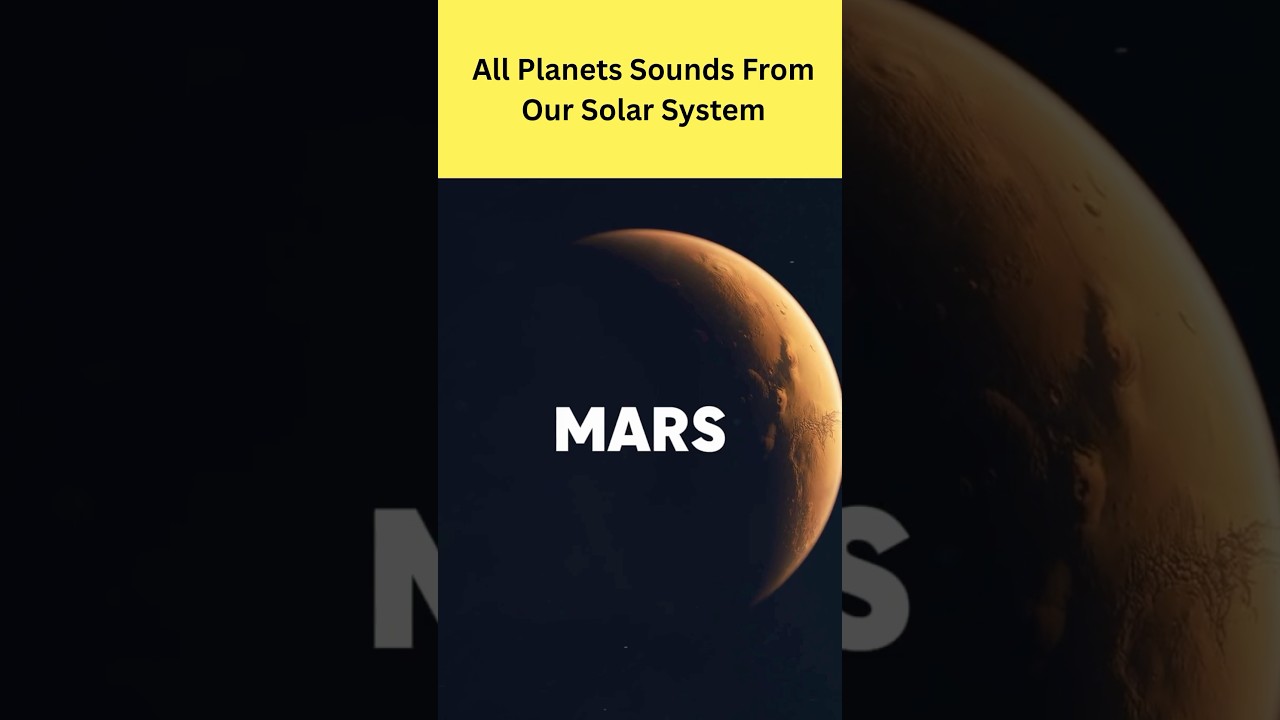 All planets sounds from space in our solar system #spacesounds #planetsounds