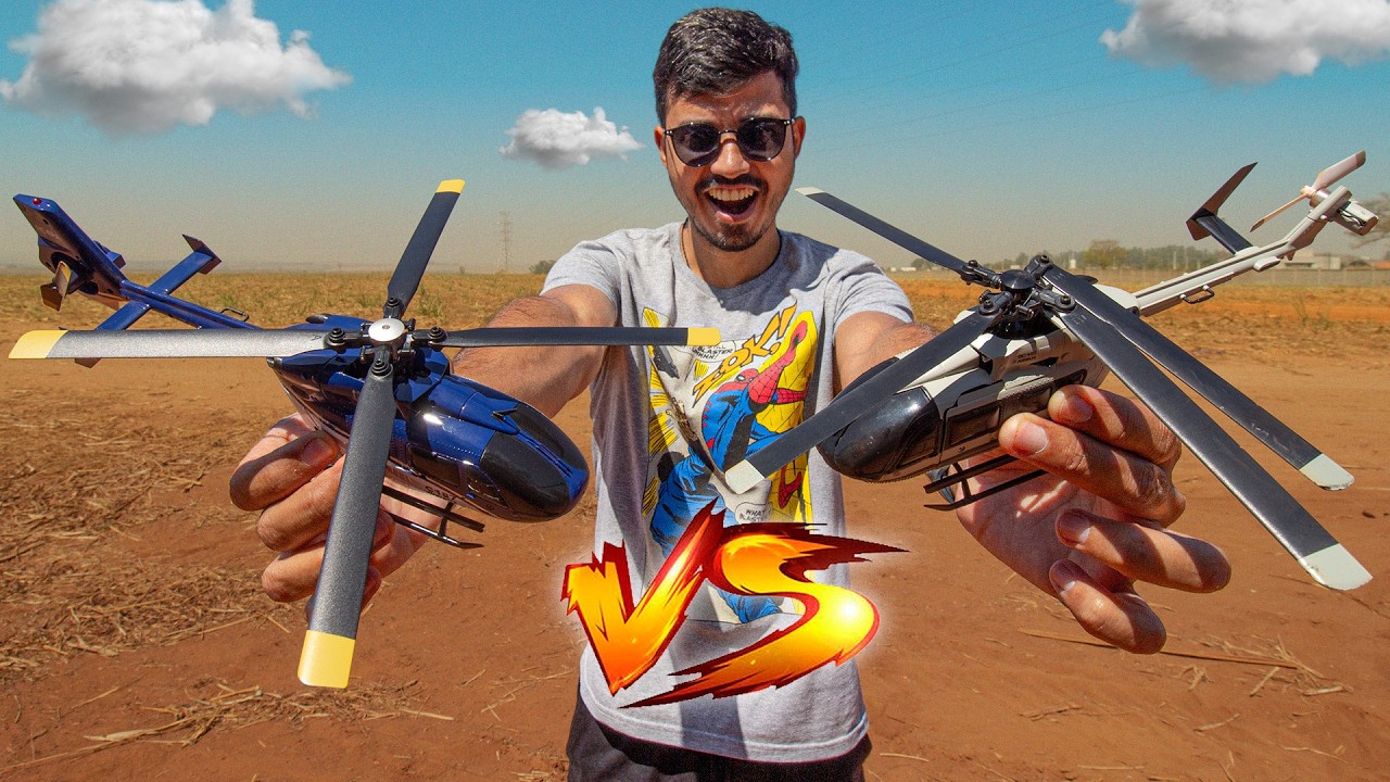 Qual o MELHOR Helicóptero RC para Iniciantes? RC Era C187 ou Wltoys K160? Nós testamos!