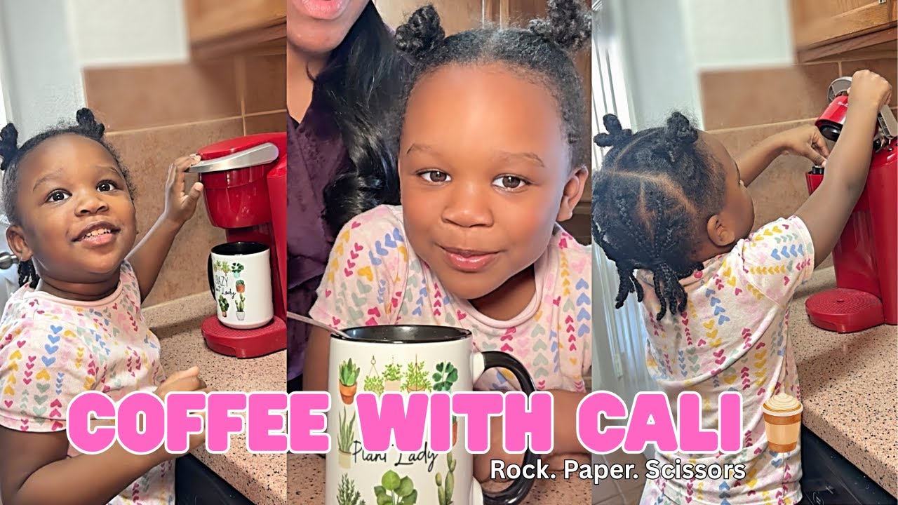 COFFEE WITH CALI ☕️👧🏽😍ROCK. PAPER. SCISSORS!