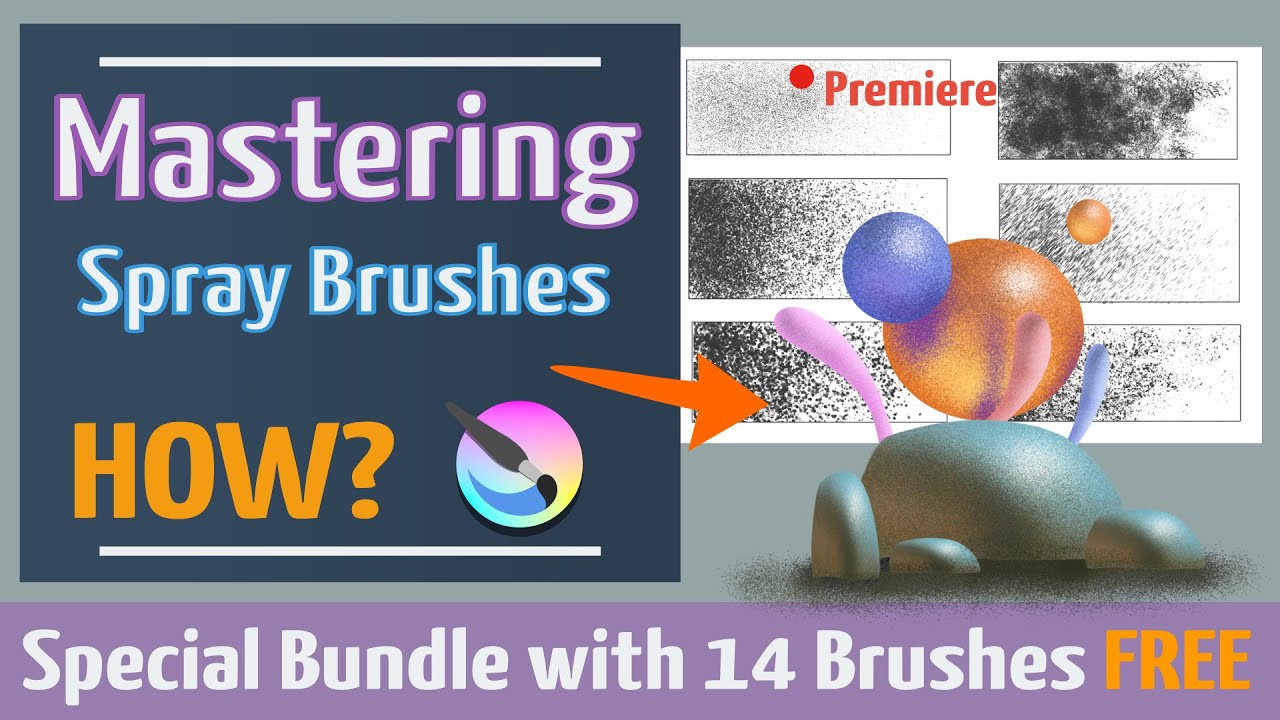 Mastering Spray Brushes in Krita 4. How?