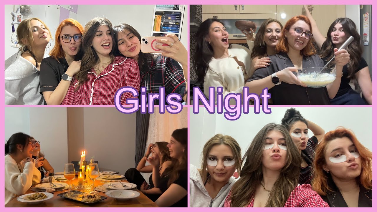VLOG: Girls Night | pasta, oyun, sohbet #heraybiretkinlik