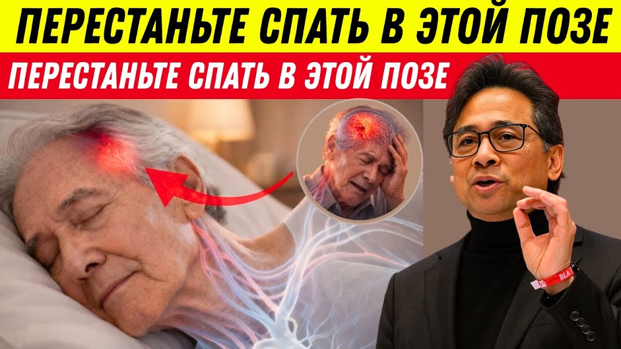 ⚠️ Кардиохирург предупреждает: эта поза во сне повышает риск инсульта ночью после 60 лет