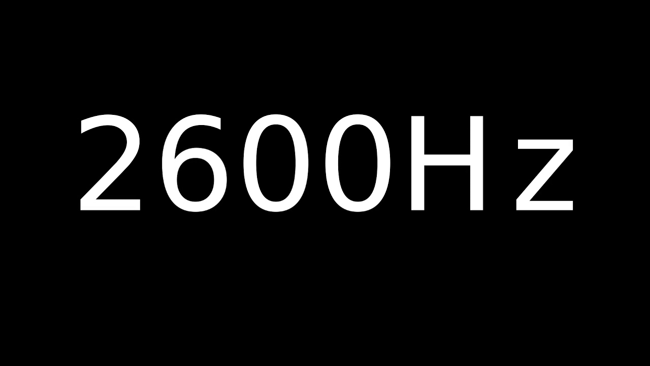 Speaker Sound Test 2600Hz