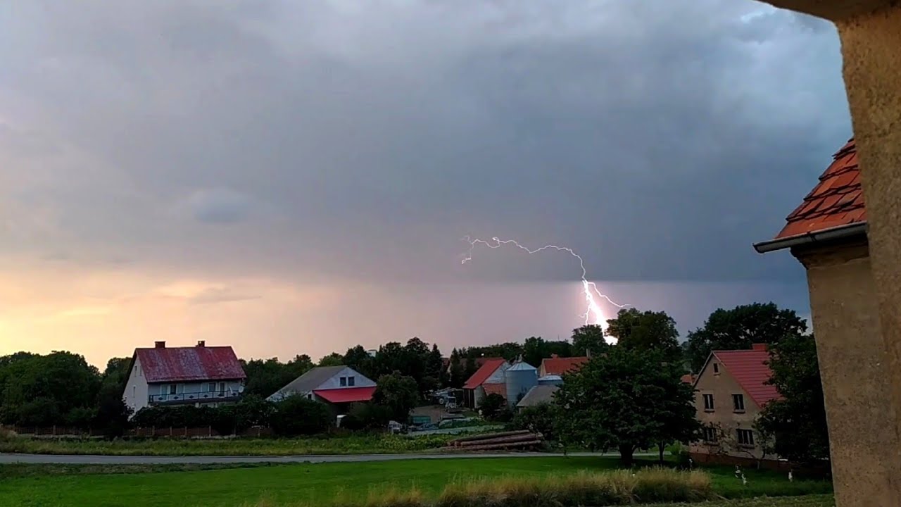 Słabe burze Prusice - 15.08.2022