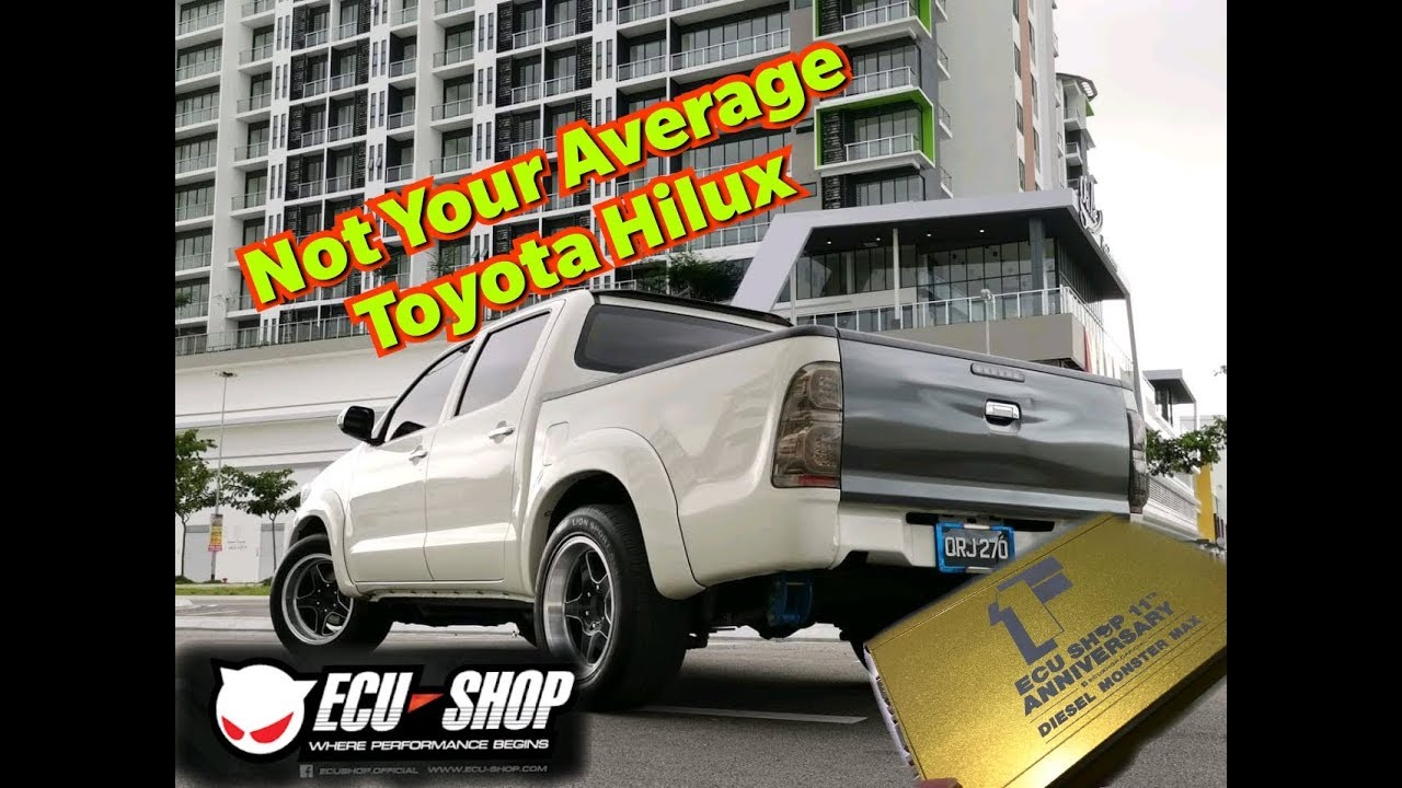 Fastest stock Toyota Hilux in town | Engine and car spec included | Drag Diesel Ecushop