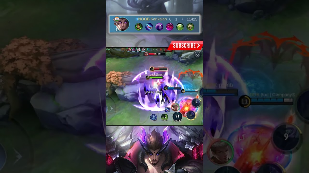 Yu Zhong Rank Gameplay Highlight | MLBB | Karikalan Official ML | #shorts #mlbbshorts #yuzhongmlbb