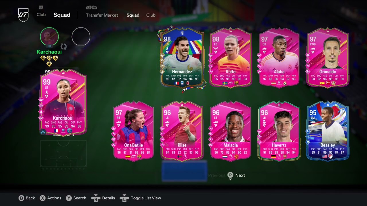 My FC24 Endgame Team (99 Rated Team)