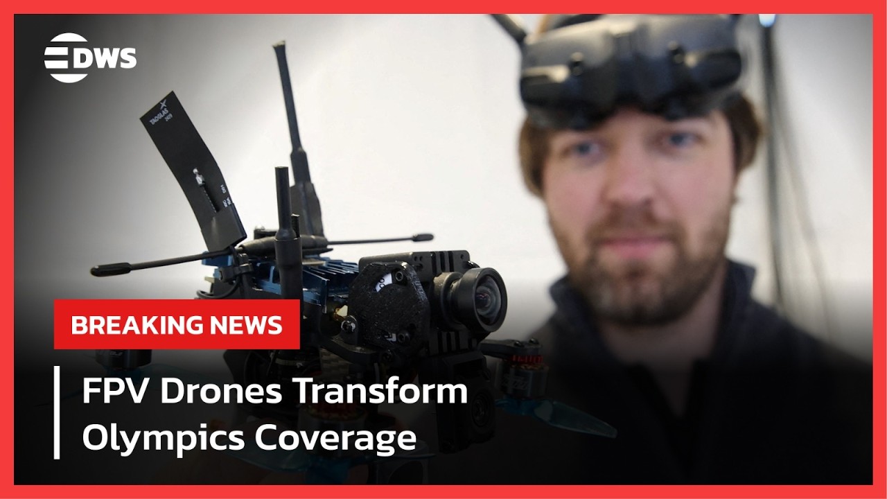 High-Speed FPV Drones Revolutionize Winter Olympics Coverage | DWS News | AD1I