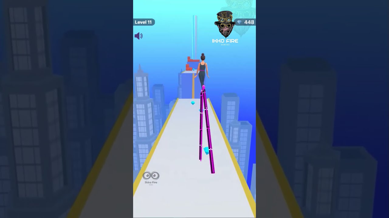 NOOB vs PRO vs HACKER in High Heels Game + Gameplay - MAX LEVEL in High Heels Game | Ikko Fire