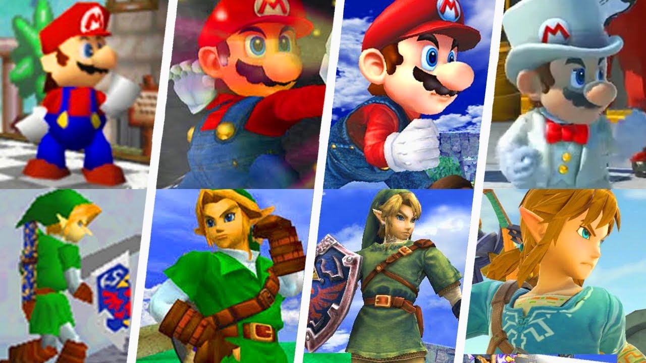 Evolution of Original 12 Super Smash Bros. Characters (1999 - 2018)