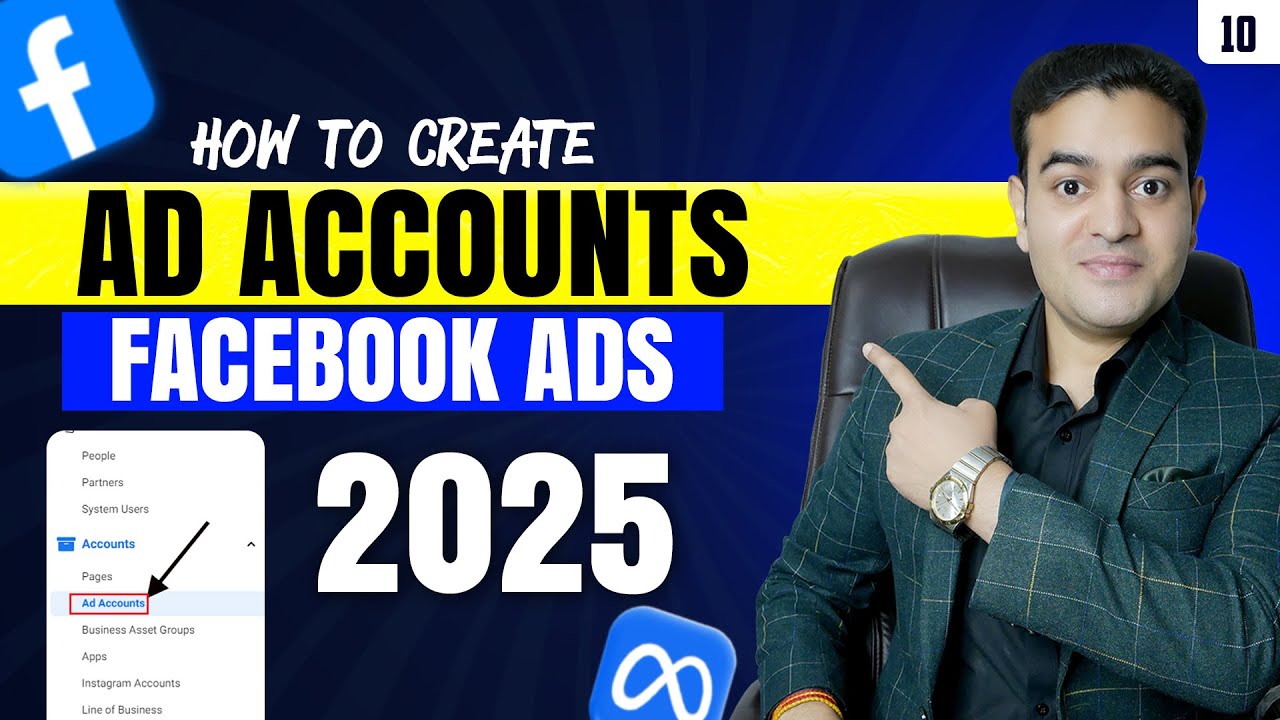 How To Create Facebook AD Account in Business Portfolio | Facebook Ads Course in Hindi 2025