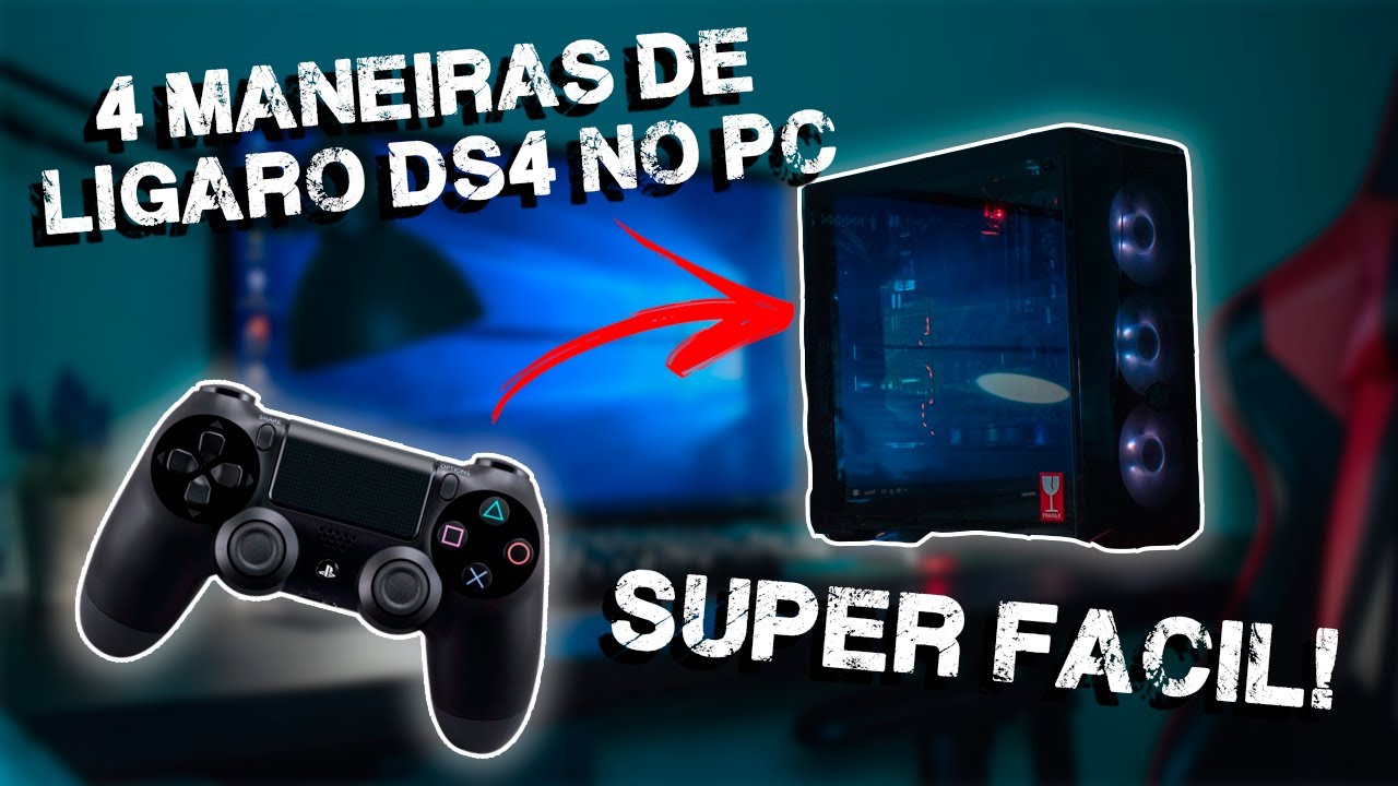 COMO CONECTAR O CONTROLE DO PS4 NO PC