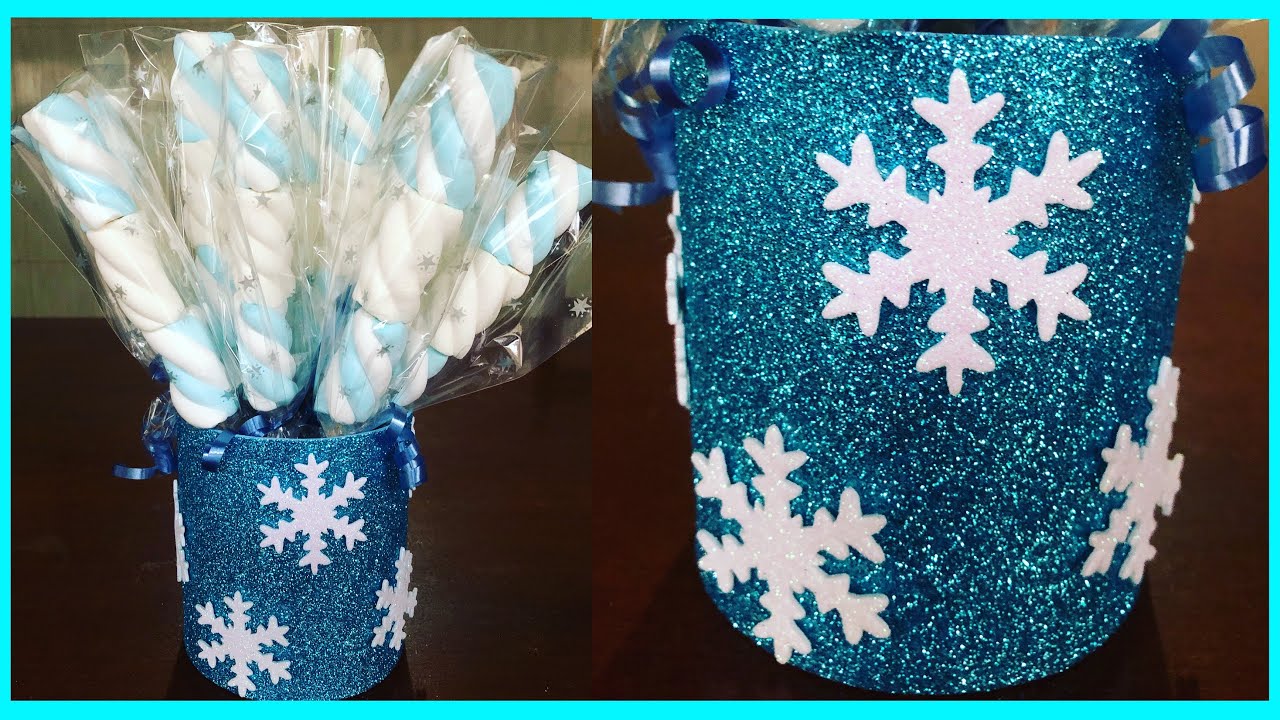 Personalizado Frozen/como colocar marshmallow no palito sem amassar/porta pirulito da Frozen