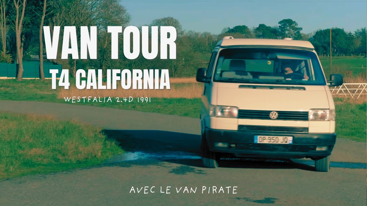 Van Tour : T4 California Westfalia 2.4D (1991) 🚐 | Présentation détaillée du van aménagé