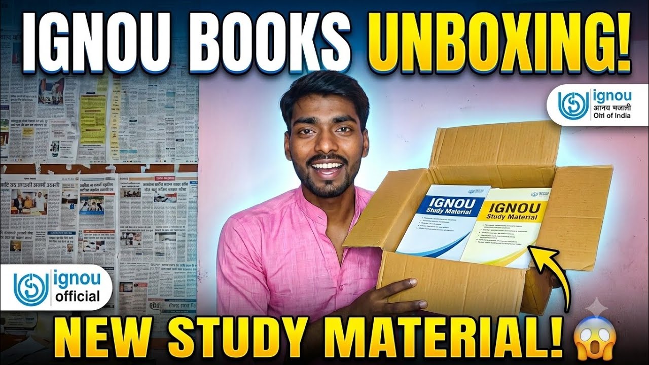 IGNOU Books Delivery Unboxing | Original Books Review & Quality Check | Complete Package Opening