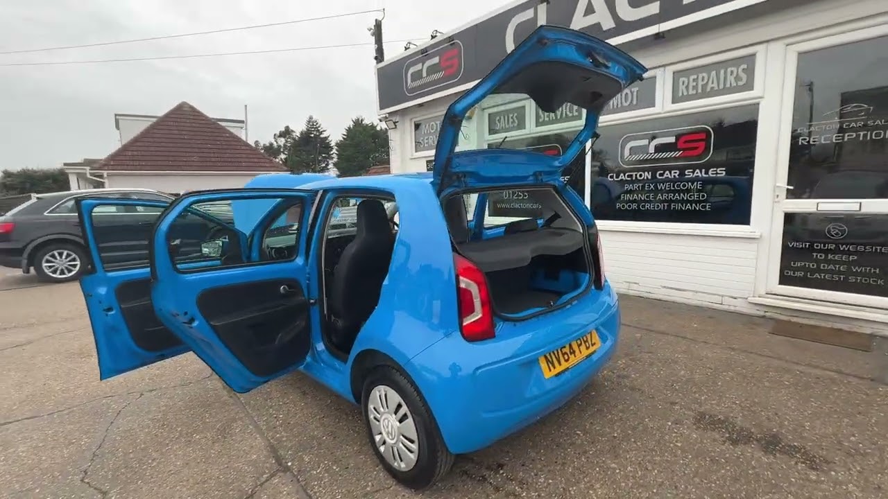 2015 Volkswagen up! Move up! AUTO | 65,168 Miles | FULL HISTORY | STUNNING Mayan Blue Hatchback