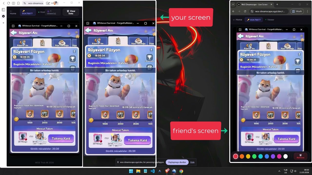 Whiteout Survival - Dreamscape Memory Tool / Trick