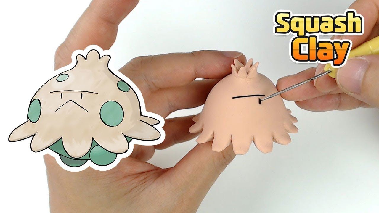Pok&eacute;mon Clay art - Shroomish Grass type