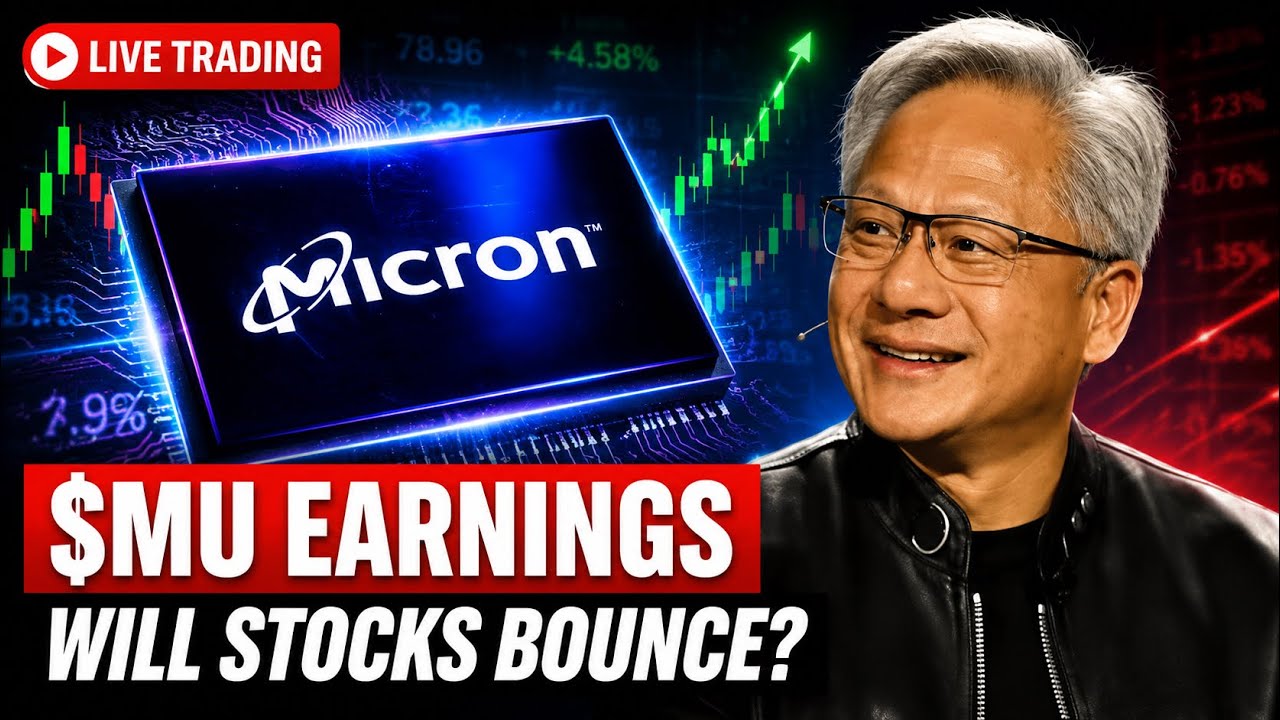 Micron Earnings LIVE: AI Bubble or Buy The Dip? | Live Trading Stock Market Today $MU $AMD $SPCX
