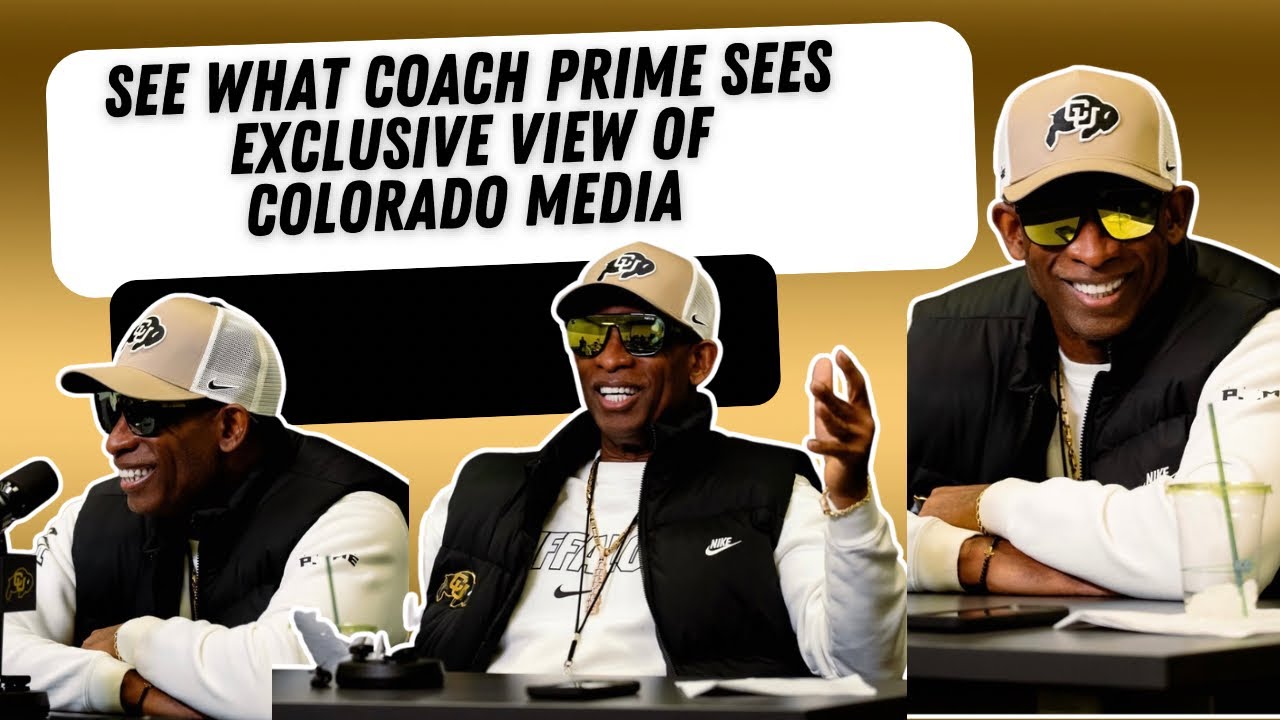 Coach Prime Cam POV - See The Media That He Sees! 