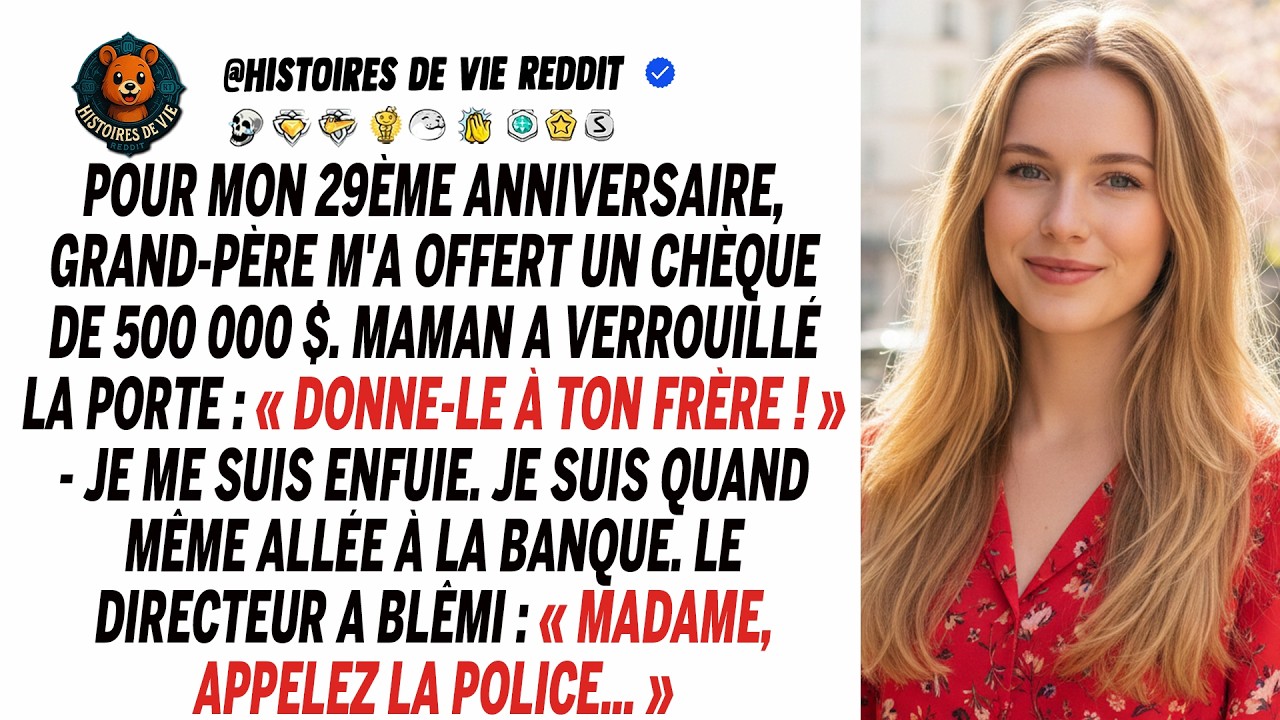 Mes parents m'ont fait chanter pour mon cadeau de 500 000$. Je leur ai tendu un piège...