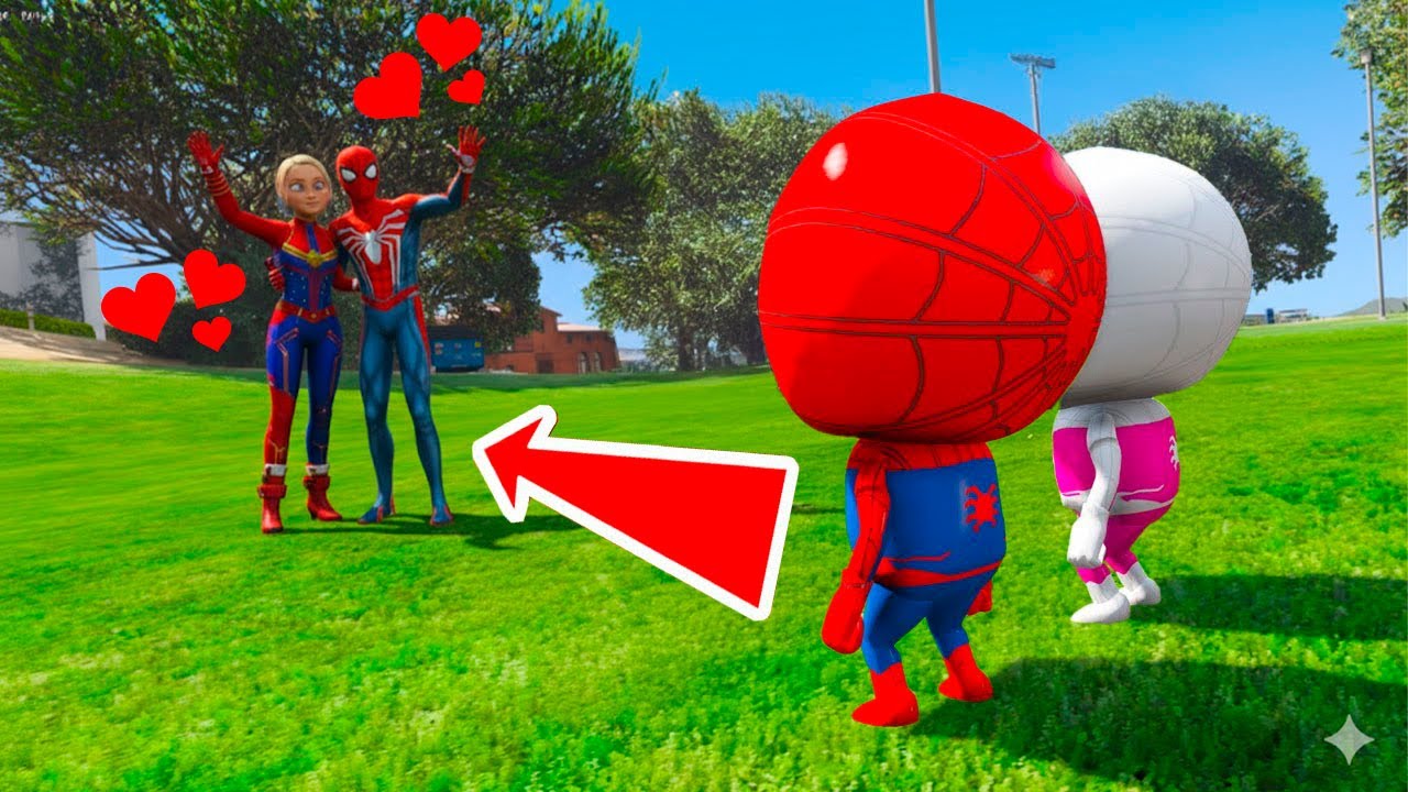 AMIGOS DO HOMEM-ARANHA DESCOBRIRAM SEU SEGREDO no GTA 5