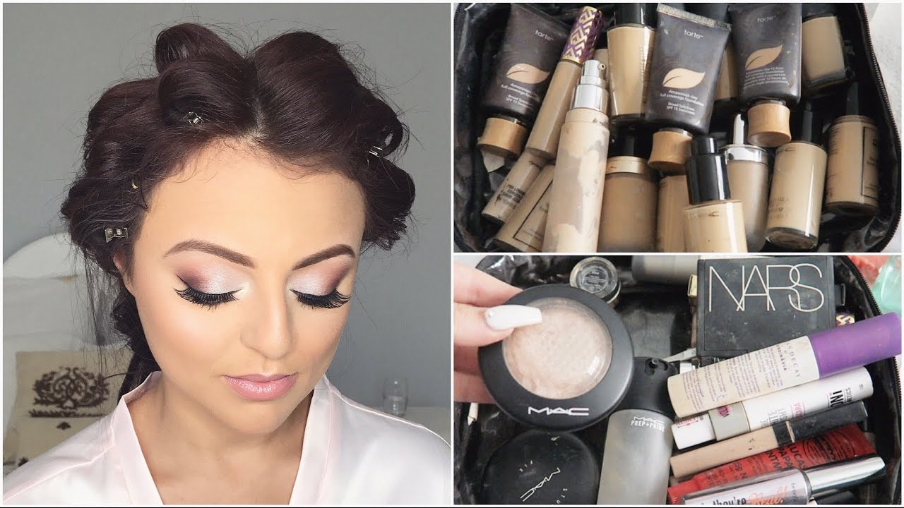 FLOWN TO NEW ZEALAND TO DO WEDDING MAKEUP ♡  WHATS IN MY KIT ♡ VLOG ♡ Jasmine Hand