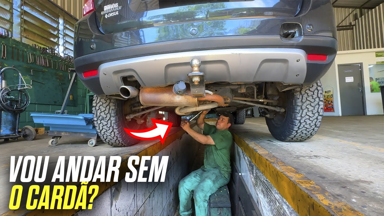 Tirei o Cardã da Duster pra revisar e arrumar, da pra andar sem????