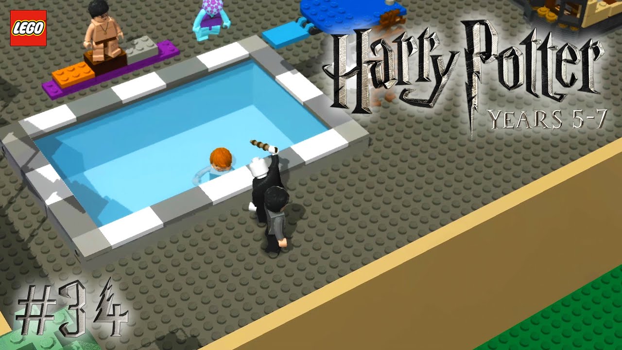 Verzweiflung am Pool [Let's Play Lego Harry Potter: Jahre 5-7 DEUTSCH #34]