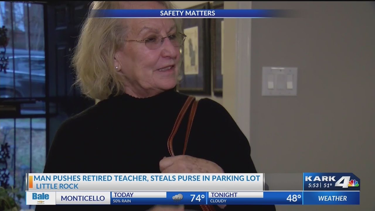 Retired teacher pushed down, purse stolen in broad daylight