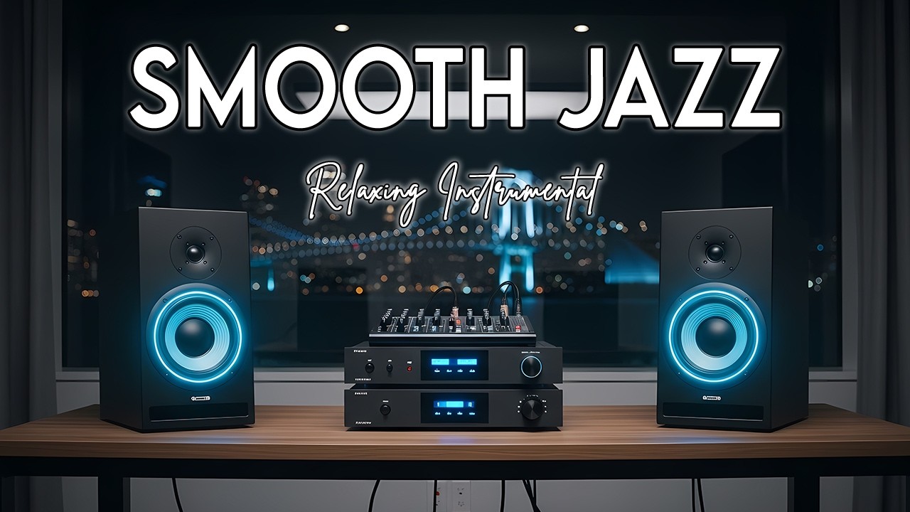 Smooth Night Jazz Instrumental | Urban Vibes for Calm Focus Mode