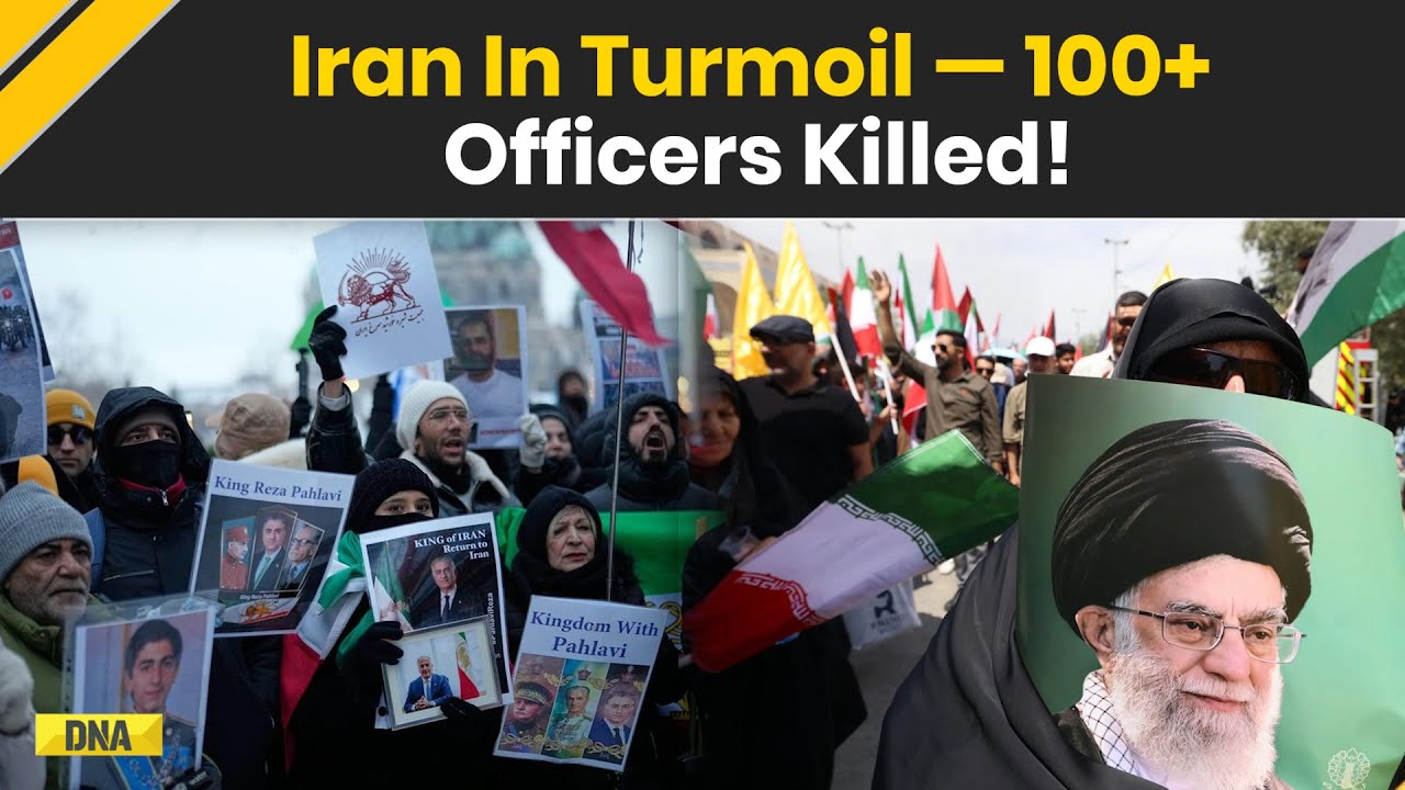Iran Protests: Over 100 Officers Killed As Khamenei's Regime Faces Deadly Unrest, Death Toll Rises!
