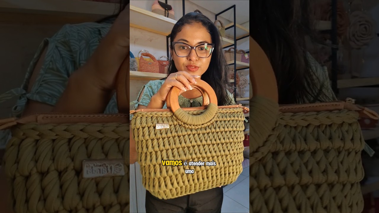 Vlog da bolsa Verona #crochedananda #crochet #bolsadecroche