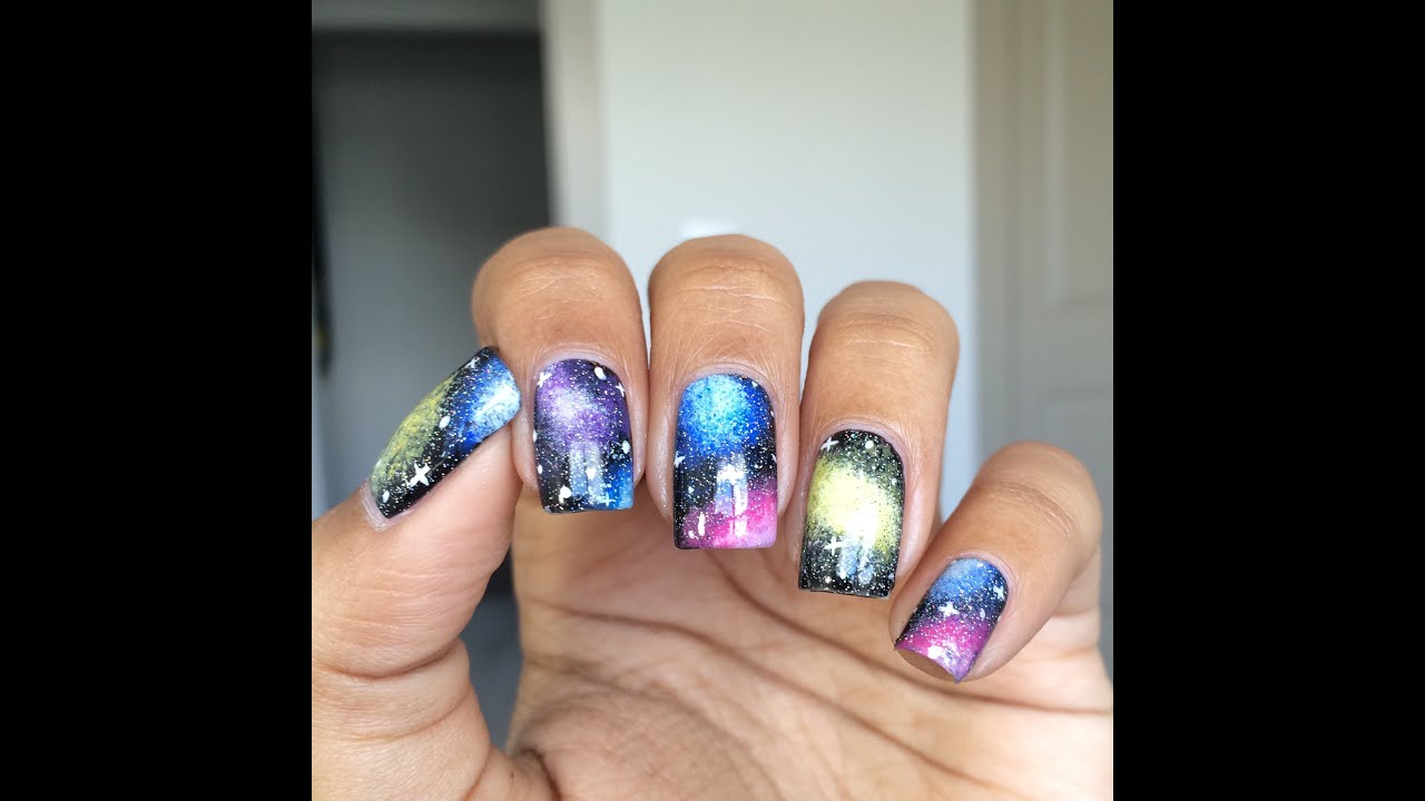 Cute Galaxy Nail Art Tutorial