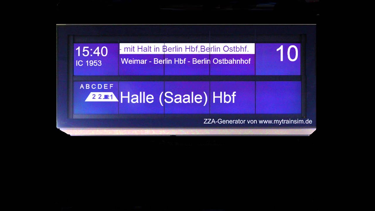 Erfurt Hbf Versch. komische  Ansagen Teil 1