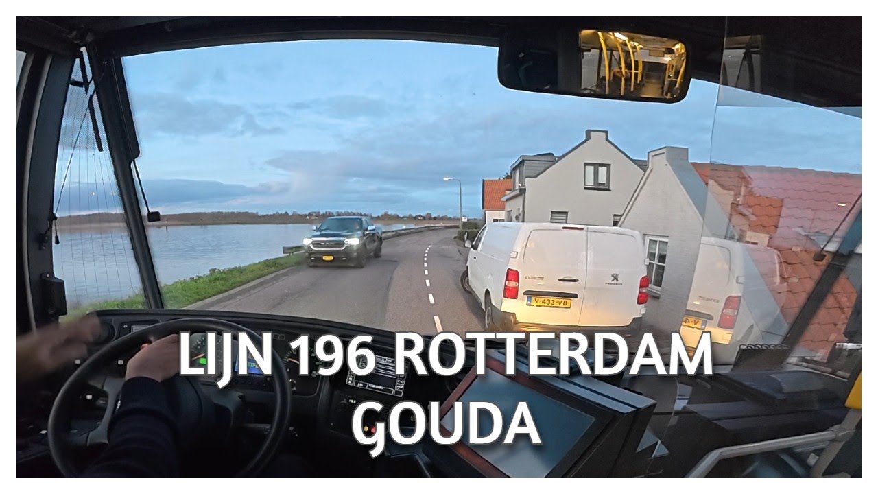 BUS DRIVER POV  ( Arriva: 196) ROTTERDAM-GOUDA  2024