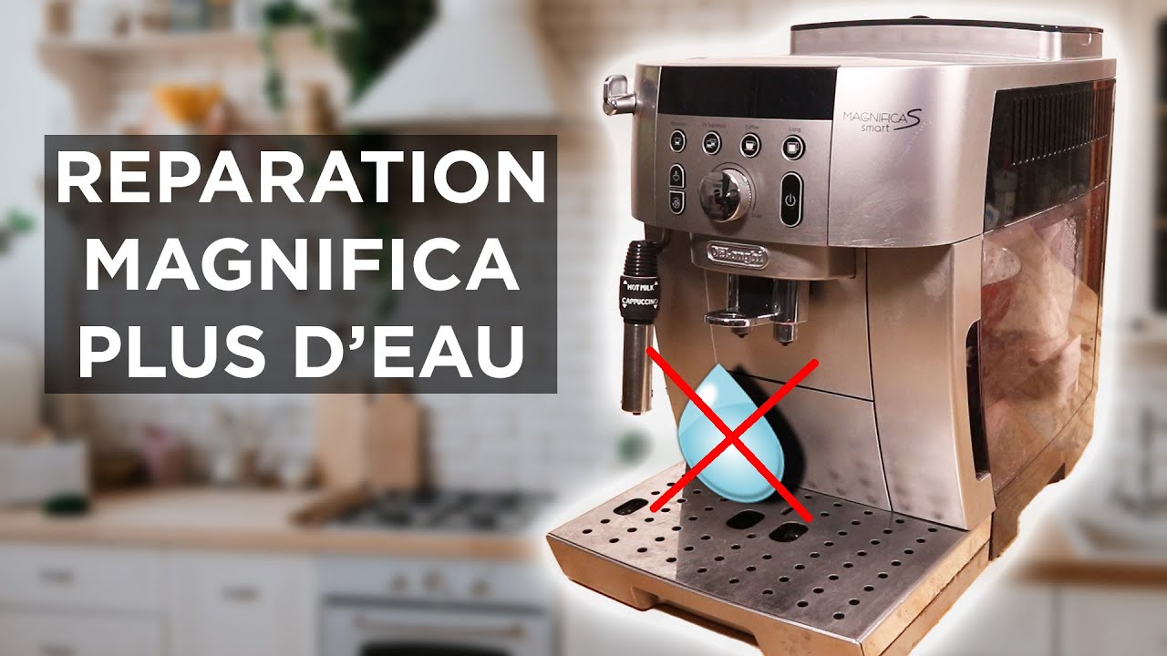 Réparation d'une machine delonghi magnifica s smart dont l'eau ne sort plus