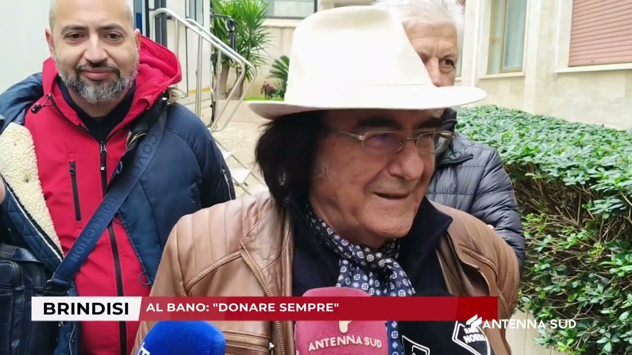 19 GENNAIO 2026 - BRINDISI - AL BANO: "DONARE SEMPRE"