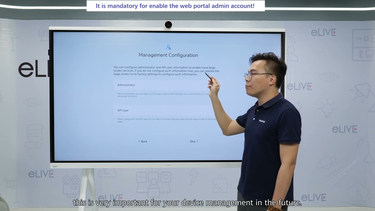 IdeaHub S2 Configuration - Quick Setup