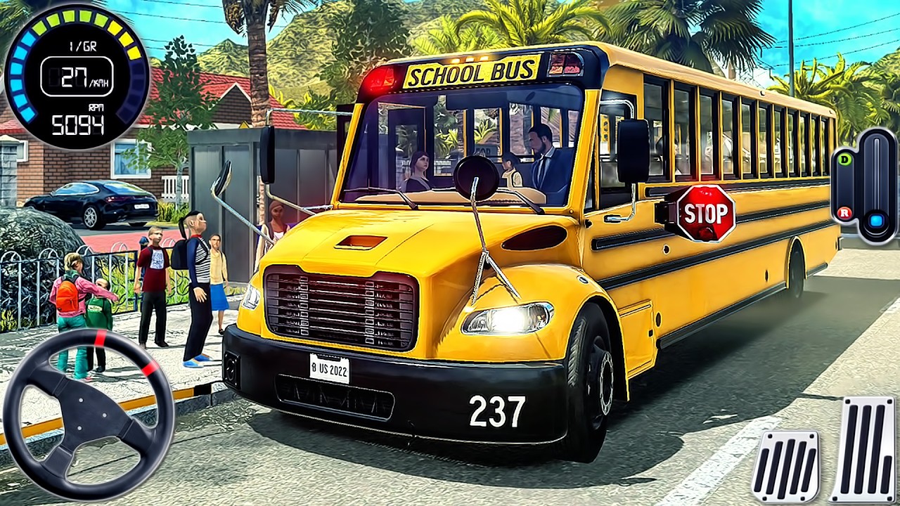 New Bus Driving Simulator : EVO - Bus in City Multiplayer 3D - PS5 PRO GamePlay
