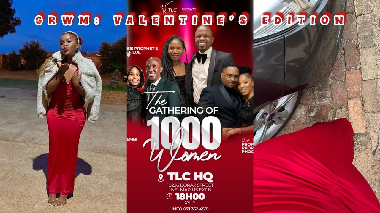 #grwm: THE GATHERING OF 1000 WOMEN| Valentine's Outfit| makeup tutorial 🎀