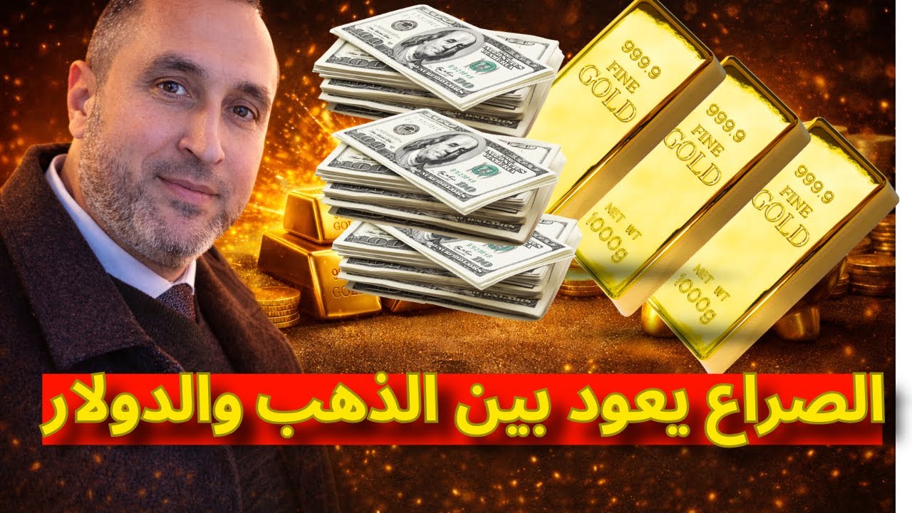 من ينتصر الذهب أم الدولار ⁉️